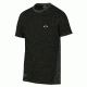 Oakley Exposure Crew Tee, Jet Black Heather, Medium 433448-01S-MD