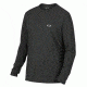 Oakley Exposure LS Tee, Jet Black Heather, Medium 433445-01S-MD