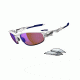 Oakley Fast Jacket Asian Fit Mens Sunglasses Polished White Frame, VR28 Blue Iridium and Grey Lens OO9097-13