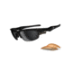 Oakley Fast Jacket Sunglasses - Polished Black Frame w/ Black Iridium &amp; Persimmon Lenses OO9097-01