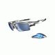 Oakley Fast Jacket XL Sunglasses, Silver Frame, Blue Irid &amp; Jade Irid Lens OO9156-12