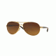 Oakley Feedback Womens Sunglasses 407911-59 - Polished Gold Frame, Brown Gradient Polarized Lenses
