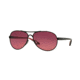 Oakley Feedback Womens Sunglasses 407915-59 - Polished Black Frame, Rose Gradient Polarized Lenses