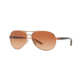 Oakley Feedback Womens Sunglasses 407925-59 - Rose Gold Frame, VR50 Brown Gradient Lenses