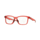 Oakley FENCELINE OX8069 Single Vision Prescription Eyeglasses 806910-53 - Frosted Red Frame