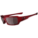 Oakley Fives Squared Single Vision Prescription Sunglasses - Metallic Red Frame 26-201