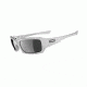 Oakley Fives Squared Single Vision Prescription Sunglasses - Polished White Frame 03-443