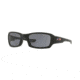 Oakley Fives Squared OO9238 Single Vision Prescription Sunglasses, 54mm, Matte Black, OO9238-923834-54-SV