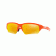 Oakley FLAK BETA A OO9372 Progressive Prescription Sunglasses OO9372-937204-65 - Lens Diameter 65 mm, Frame Color Blood Orange