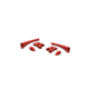 Oakley Flak Jacket Earsock/Nosepad Kit, Red, ROOKIT000 06-214