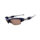 Oakley Flak Jacket Mens Sunglasses Polished Navy Frame, VR28 Black Iridium Lens 03-904