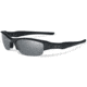 Oakley SI Flak Jacket Sunglasses, Matte Black Frame, Polarized Grey Lens 11-434