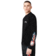 Oakley Flames Ls T-Shirt Tnp - Mens, Blackout, Large, 457976-02E-L