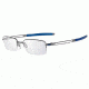 Oakley Frag 51mm Brushed Chrome Eyeglass Frames w/ Blank Lenses OX5045-0451