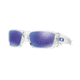 Oakley Fuel Cell Sunglasses 909604-60 - Polished Clear Frame, Violet Iridium Lenses