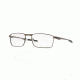 Oakley FULLER OX3227 Bifocal Prescription Eyeglasses 322702-55 - Pewter Frame, Clear Lenses