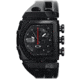 Oakley Fusebox Quartz Watch, Black Dial and Black Rubber Strap w/ Stealth Case 26-300