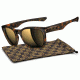 Oakley Garage Rock Mens Sunglasses SW Gold Series Brown Tortoise Frame, 24K Polarized Lens OO9175-19