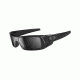 Oakley Gascan (Asian Fit) Sunglasses, Polished Black Frame and Black Iridium Lens OO9105-01