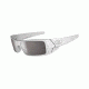 Oakley Gascan (Asian Fit) Sunglasses, Polished White Frame and Warm Grey Lens OO9105-02