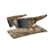 Oakley Gascan Single Vision Prescription Sunglasses, Woodland Camo Frame, 03-483SV
