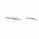 Oakley GAUGE 3.1 OX5126 Bifocal Prescription Eyeglasses 512602-52 - Pewter Frame, Clear Lenses