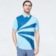 Oakley Geometric Swing Polo - Mens, Interstellar Blue, Extra Small, FOA400126-6TR-XS
