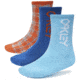 Oakley Golf Socks Tnp, 3 Pieces - Mens, Bright Azur, Small/Medium 93354-6BB-S/M