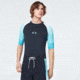 Oakley Grad Stripes Short Sleeve Rashguard T-Shirt - Mens, Blackout, Small, FOA400102-02E-S