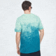 Oakley Gradient Spray Short Sleeve Tee - Mens, Gradient Green Print, Large, FOA400062-93N-L