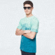 Oakley Gradient Spray Short Sleeve Tee - Mens, Gradient Green Print, Large, FOA400062-93N-L
