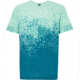 Oakley Gradient Spray Short Sleeve Tee - Mens, Gradient Green Print, Large, FOA400062-93N-L