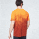 Oakley Gradient Spray Short Sleeve Tee - Mens, Gradient Orange Print, Extra Large, FOA400062-99T-XL