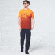 Oakley Gradient Spray Short Sleeve Tee - Mens, Gradient Orange Print, Extra Large, FOA400062-99T-XL
