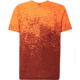 Oakley Gradient Spray Short Sleeve Tee - Mens, Gradient Orange Print, Extra Large, FOA400062-99T-XL