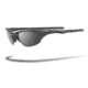 Oakley Half Jacket Jet Black Frame w/ Black Iridium Polarized Lenses Sunglasses 12-800