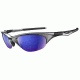 Oakley Half Jacket Silver Frame w/ Ice Lenses Sunglasses 03-626