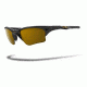 Oakley Half Jacket XLJ Jet Black /Gold Iridium Polarized Lenses Sunglasses 12-803