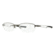 Oakley Halftrack Bifocal Prescription Eyeglasses 310903-48 - Pewter Frame, Clear Lenses