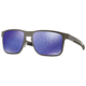 Oakley HOLBROOK METAL OO4123 Progressive Prescription Sunglasses, 55mm, Gunmetal, OO4123-412319-55-PRO
