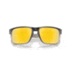 Oakley Holbrook Sunglasses, Black Fade Grey Ink, PRIZM 24K Polarized, OO9102-AH55