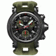 Oakley Holeshot Quartz Watch, 10th Mountain Dial and Olive Rubber Strap w/ Honed Case 10-281