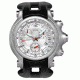 Oakley Holeshot Quartz Watch, White Dial and Black Rubber Strap w/ Honed Case 10-216