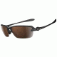 Oakley Ice Pick Metallic Black Frame w/ VR28 Black Iridium Polarized Lenses Sunglasses 12-957