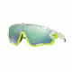 Oakley JAWBREAKER OO9290 Sunglasses 929003-31 - Polished White Frame, Jade Iridium Lenses