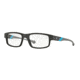 Oakley JUNKYARD II OX1097 Bifocal Prescription Eyeglasses 109703-51 - Brown-Grey Frame, Clear Lenses