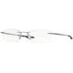 Oakley Keel Bifocal Prescription Eyeglasses 312203-55 - Chrome Frame, Clear Lenses