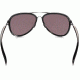 Oakley Kickback Sunglasses Satin Chrome/Black Frame, OO Black Iridium Polarized Lens-OO4102-04