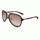 Oakley Kickback Sunglasses Satin Rose Gold/Tortoise Frame, VR50 Brown Gradient Lens-OO4102-01