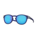 Oakley Latch A OO9349 Progressive Prescription Sunglasses, 53mm, Grid Matte Translucent Blue, OO9349-934925-53-PRO